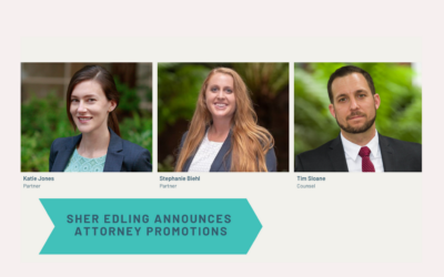 Sher Edling Announces Three Promotions